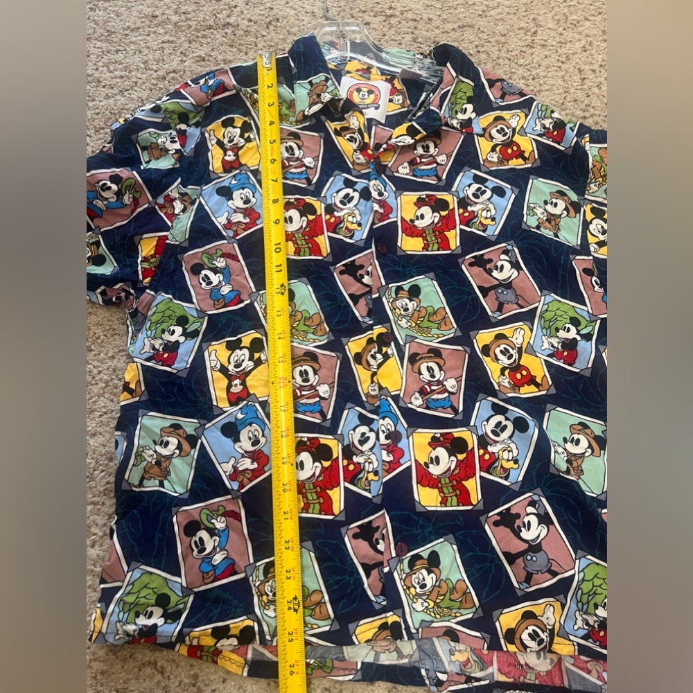 Disneyana Clothiers 2001 Mickey Mouse Shirt Family Reunion Disney Sz L - Picture 7 of 8